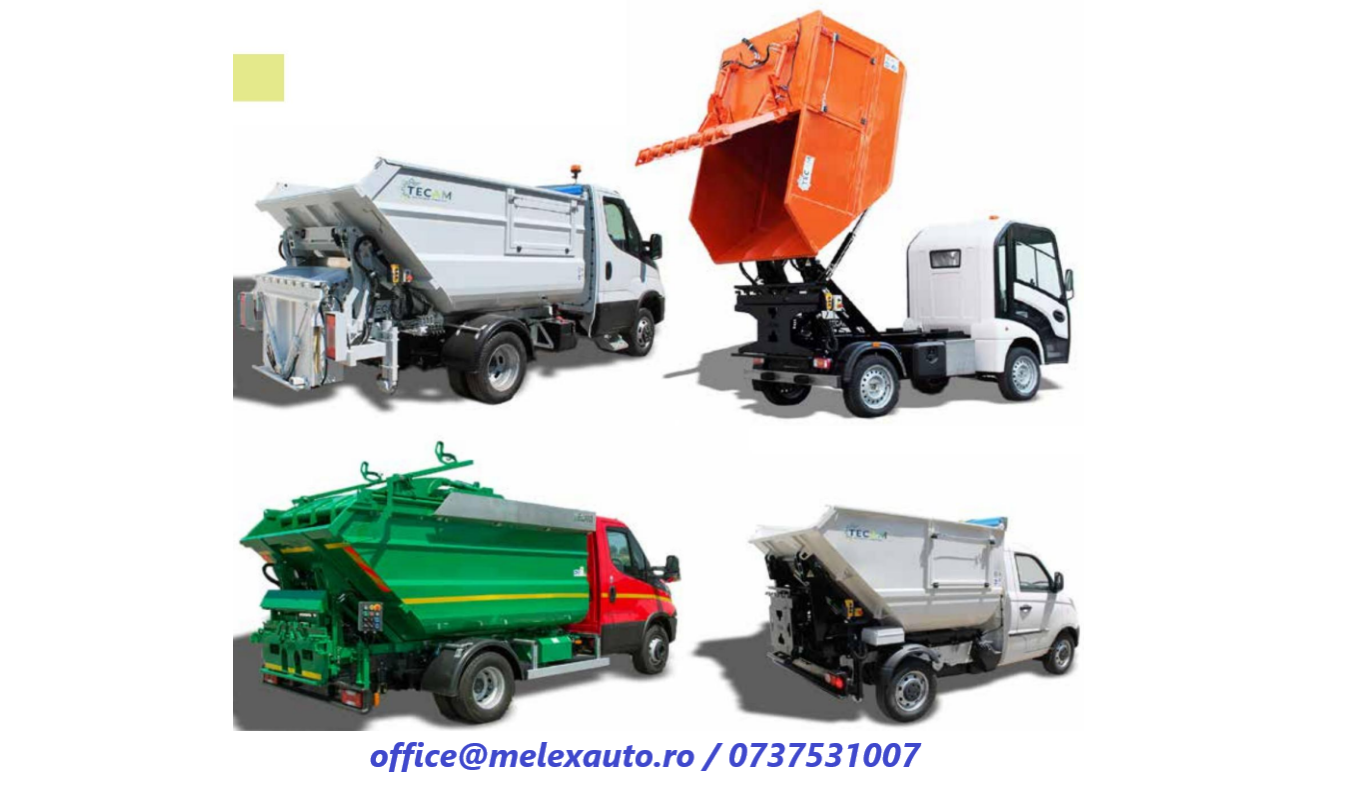 Autogunoiera de colectare si compactare deseuri reciclabile