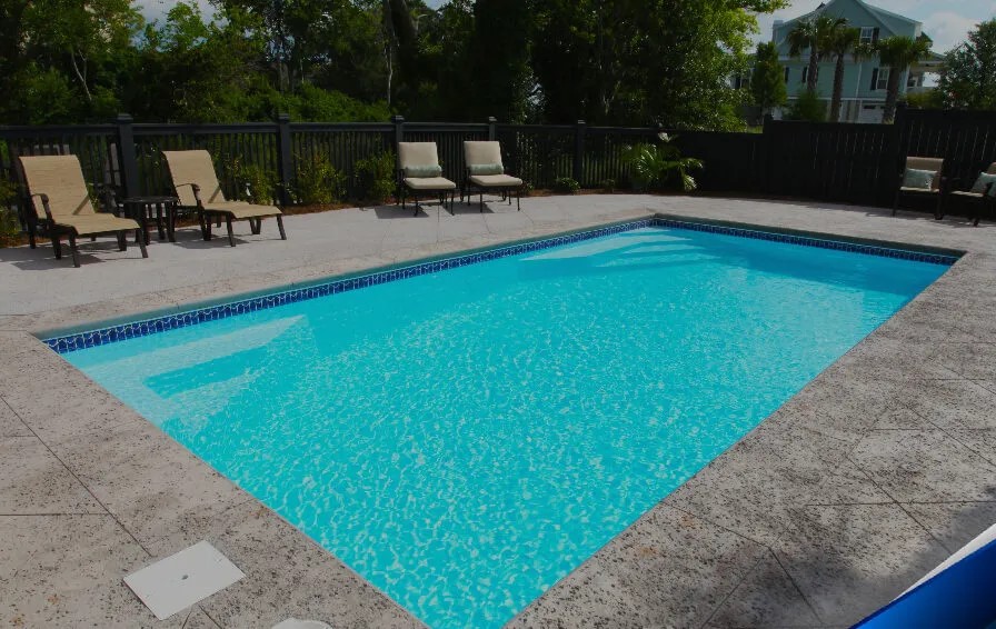 Piscină dreptungiulară, fibră de sticlă (L x l x h) 7000x3000x1300 mm