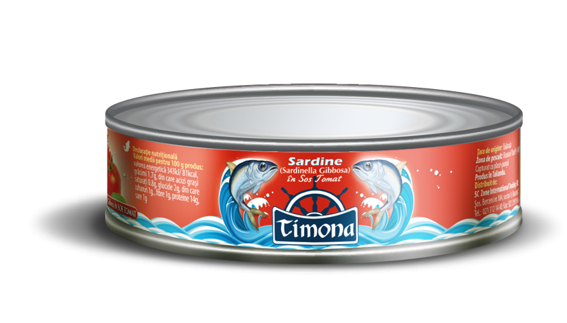 SARDINE IN SOS TOMAT TIMONA 215 G