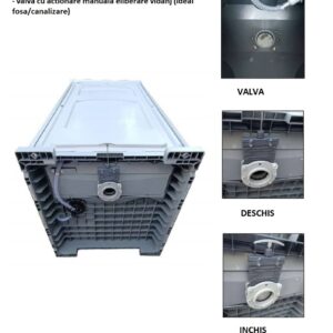 Valvă eliberare vidanj – Accesoriu pentru toalete ecologice