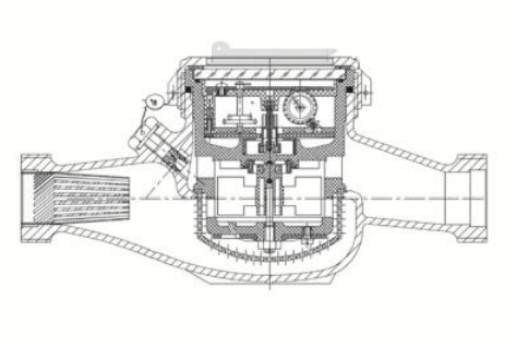 Apometru multijet apa rece tip uscat DN 20 ( R 160)