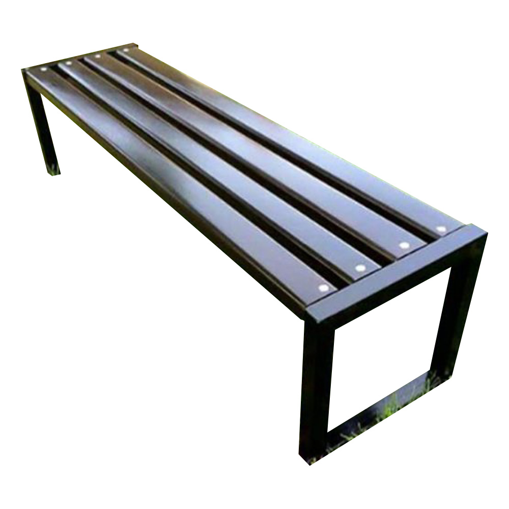 Bancă parc fără spătar Sanchez din brad sau fag - 1,8 m