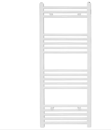 Calorifer baie Quadro, portprosop, alb, drept, 600 x 1200 mm, accesorii incluse