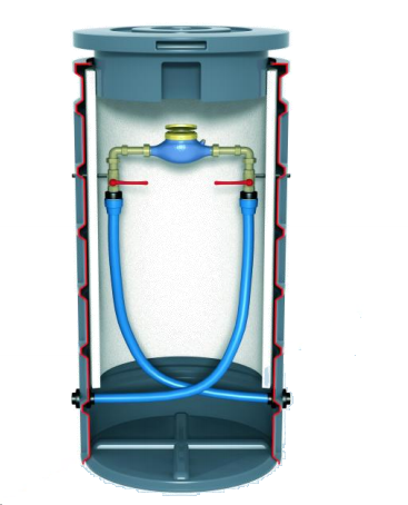 Camin apometru D 500 fund rotunjit