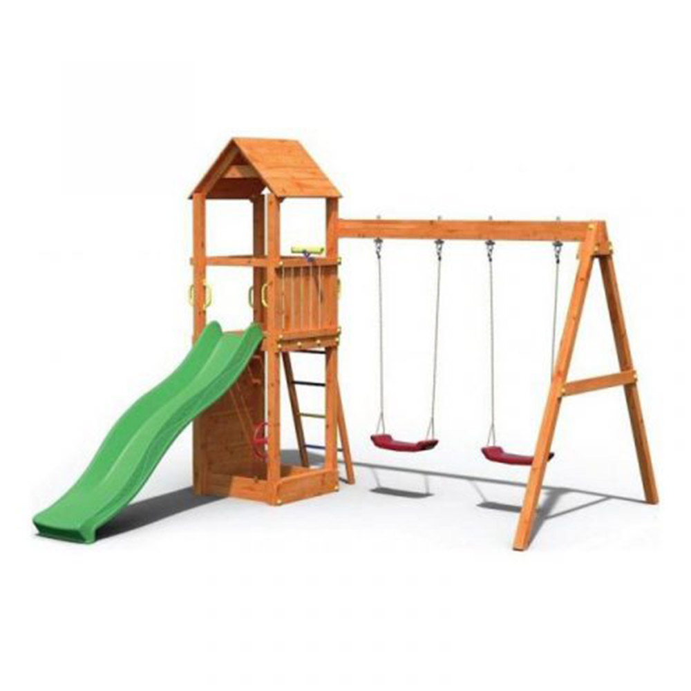 Complex de joacă + Cadou leagăne și tobogan, Fungoo Flappi