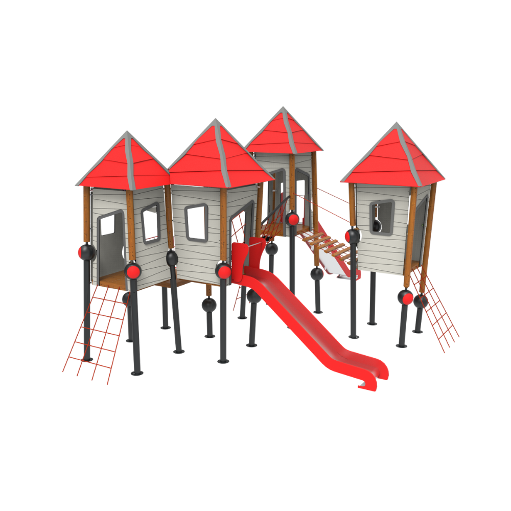 Loc de joaca de exterior Crooked House 5