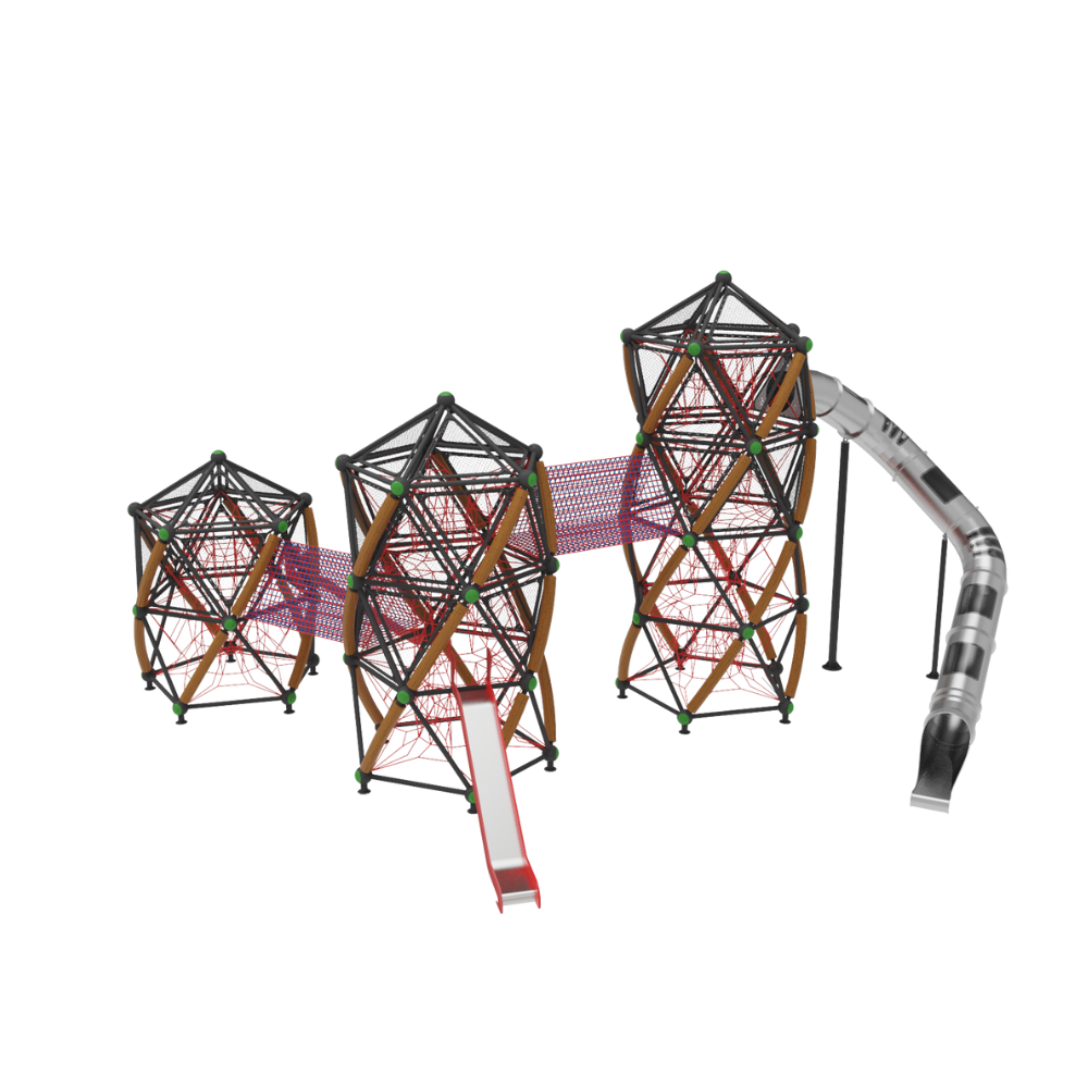 Loc de joaca de exterior Twist Tower 2