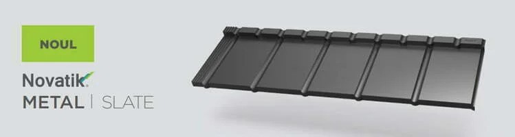 PANOURI METALICE PENTRU ACOPERIȘ Novatik METAL SLATE