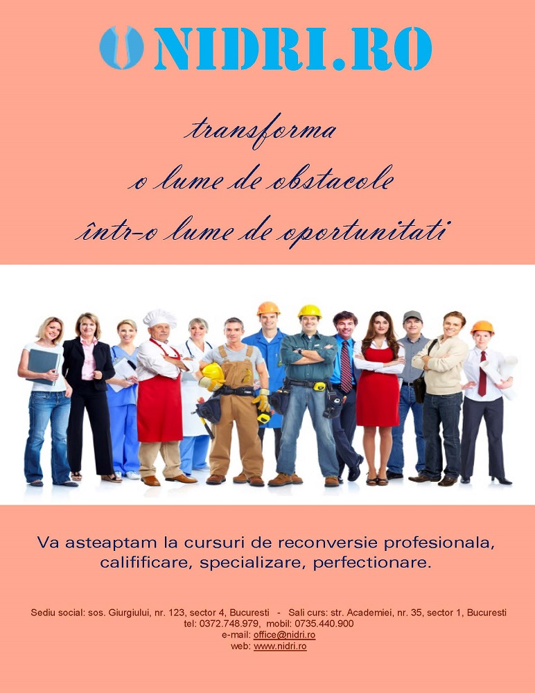 Cursuri reconversie