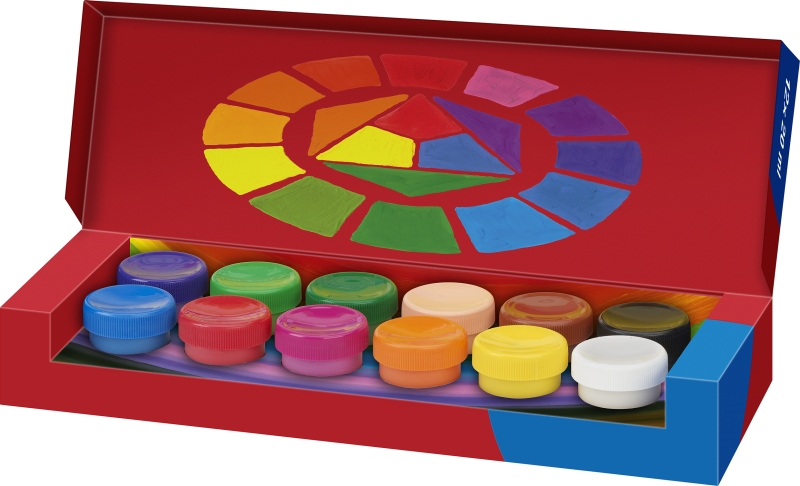 Guase 12 culori/set 20 ml. Faber Castell