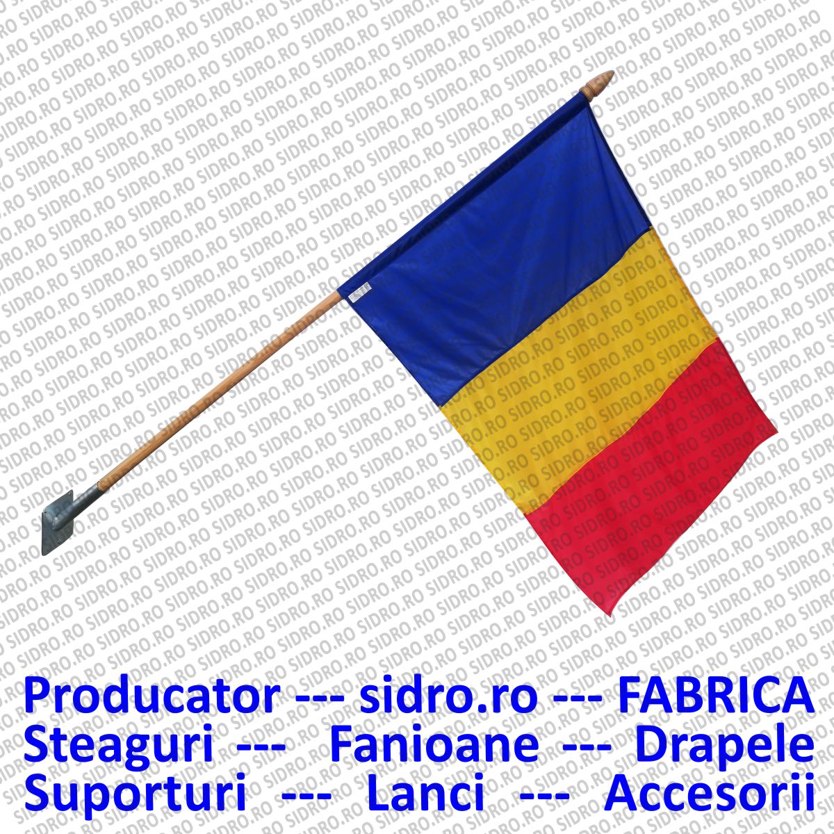 Steag Romania 135x90cm polyester 160g/mp