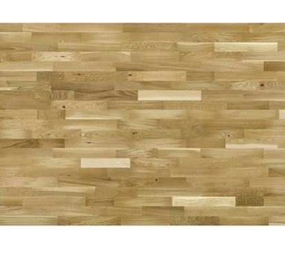 Parchet triplustratificat, bej/maro, grosime 14 mm, 1092 x 180 mm